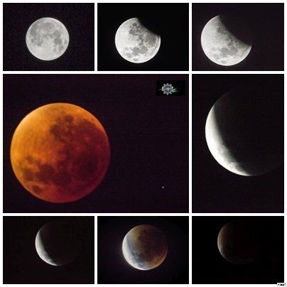 Najkrajšie FOTO zatmenia mesiaca
