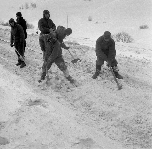 Boj so závejmi vo Východoslovenskom kraji, r. 1963