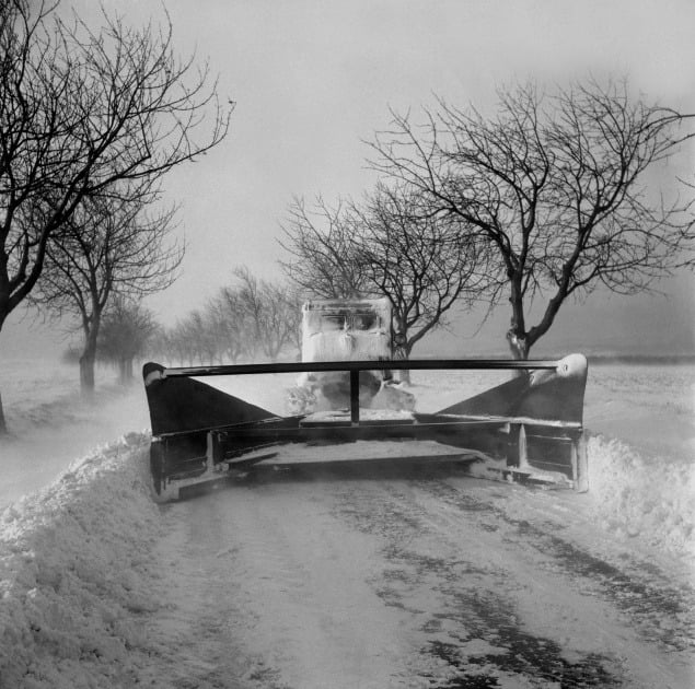 Zimná údržba v Západoslovenskom kraji, r. 1967