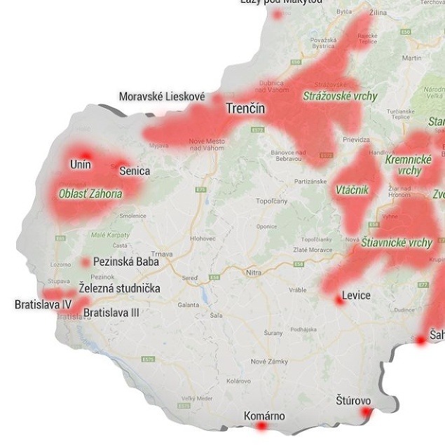 MAPA najrizikovejších oblastí Slovenska: