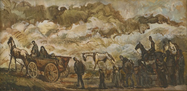 Cyprián Majerník: Utečenci. 1942.