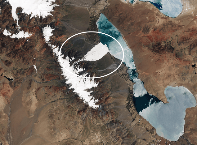 Pád lavíny v Tibete, júl 2016
