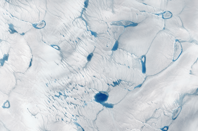 Roztápanie ľadu v Grónsku, jún 2016