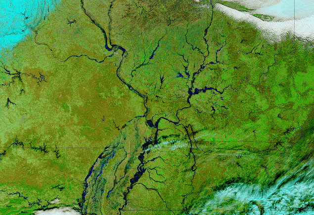 Záplavy na rieke Mississippi, január 2016