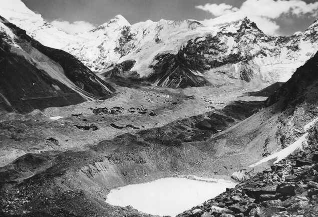 Roztápanie himalájskych ľadovcov, 1956