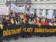 Protestné zhromaždenie zamestnancov školstva Protestné zhromaždenie zamestnancov školstva