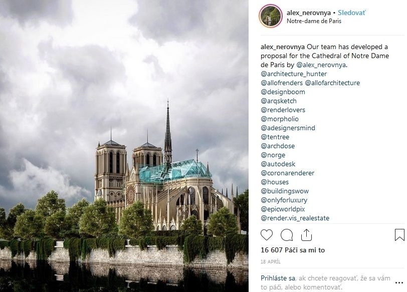 Katedrála Notre Dame vstane z popola FOTO Návrh novej veže zo