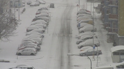 Prvý sneh v Bratislave