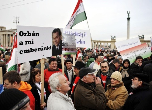 Pochodu mieru za Orbána