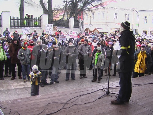 Gorila protest - Poprad