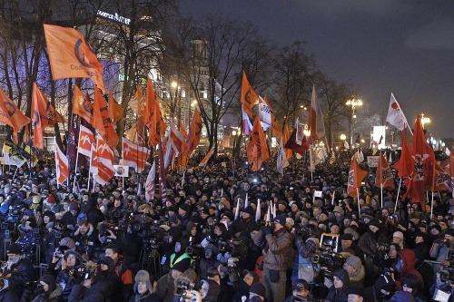 Polícia v Moskve rozohnala