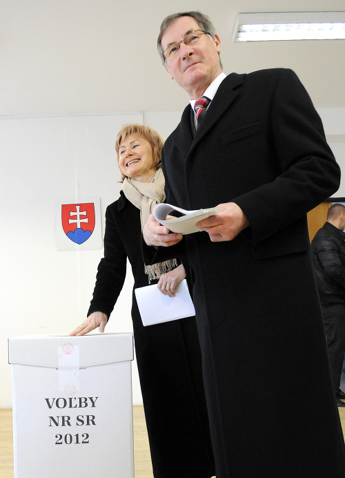 Pavol Hrušovský počas volieb