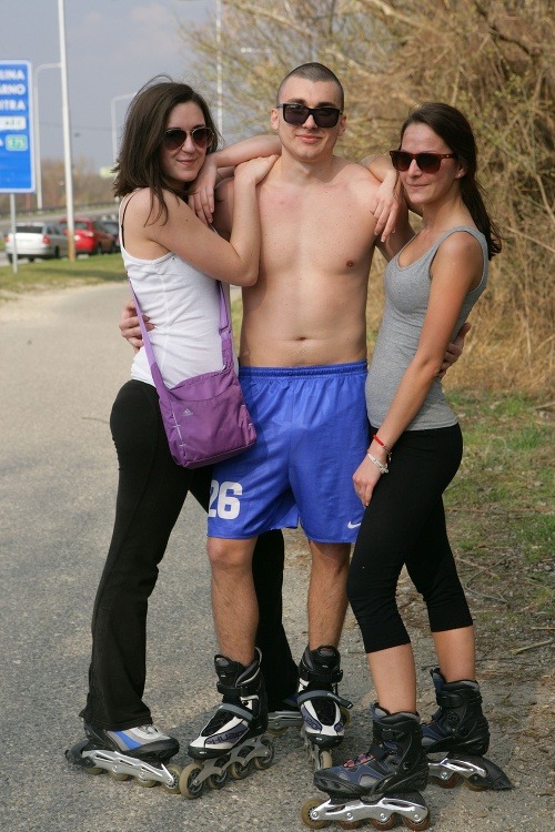 Frederika (20), Maťo (21) a Angelika (20)
