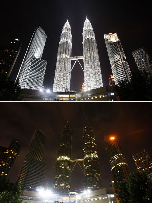 Petronas Tower v Kuala Lumpur