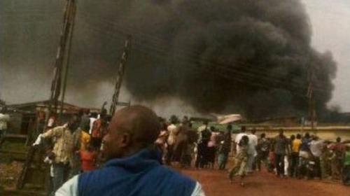 Havária v Lagose, letecké