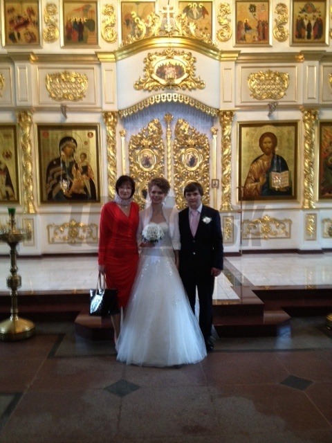 Anna Belousovová, svadba v