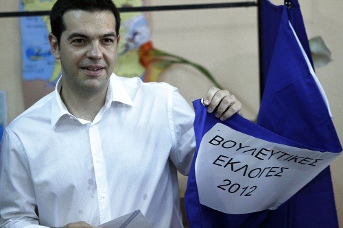 Predseda hnutia SYRIZA Alexis Tsipras