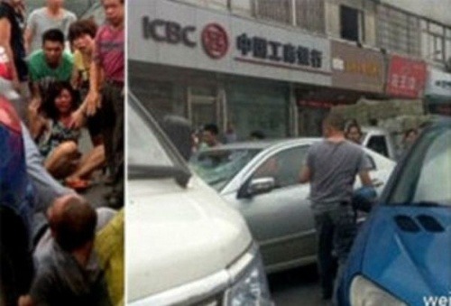 K útoku došlo na rušnej ulici v centre meste Wenzhou