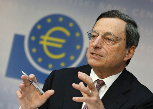 Šéf ECB Draghi