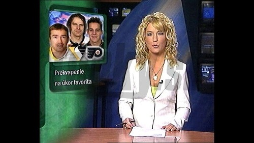Martina Šimkovičová sa dostala až do hlavného spravodajstva - tam začínala ako moderátorka športu. 