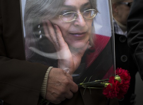 Portrét Anny Politkovskej