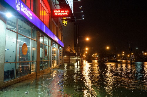 Hurikán Sandy v New