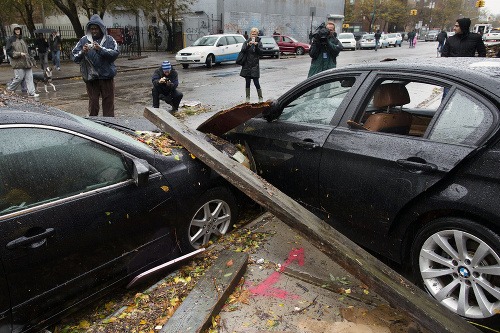 Hurikán Sandy napáchal obrovské