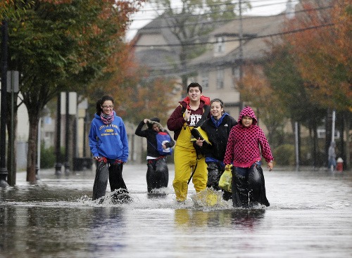 Hurikán Sandy napáchal obrovské