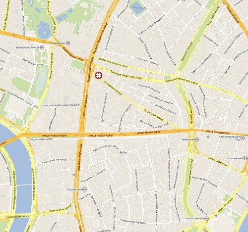 Mapa - Moskva