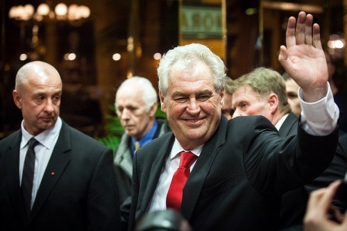 Spokojnosť na tvári novozvoleného prezidenta Miloša Zemana.