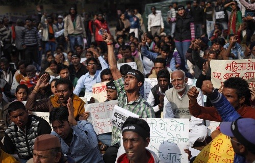 Protesty v Indii