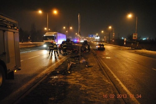 Dopravná nehoda v Žiline