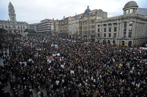 Protesty v Portugalsku
