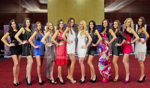 Finálová dvanástka súťažiacich aktuálneho ročníka súťaže Miss Universe SR.