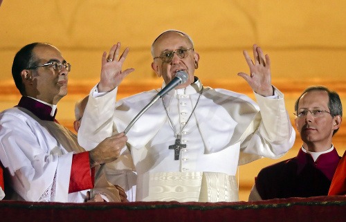 Jorge Bergoglio sa stal 13. marca novým pápežom.