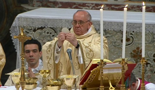 Pápež vo svojej prvej