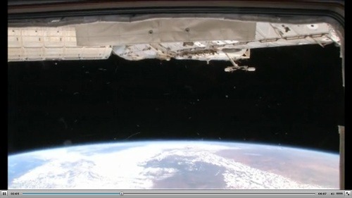 Výhľad z Medzinárodnej vesmírnej stanice
