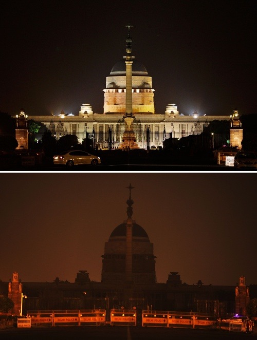 Prezidentský palác v Indii.