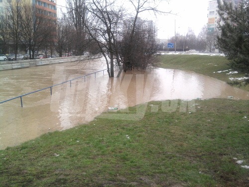 Povodeň v Leviciach. Foto