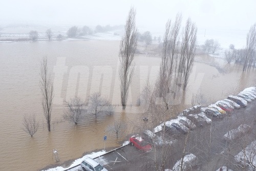 Povodeň, Bánovce nad Bebravou.