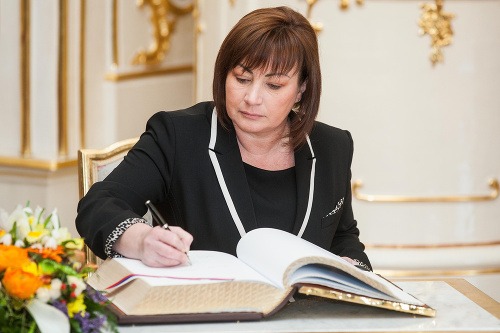 Manželka českého prezidenta Ivana Zemanová.