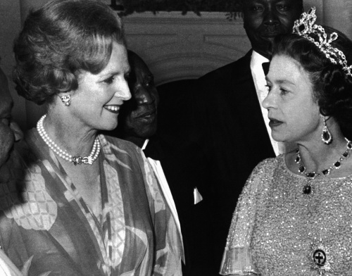Rok 1979, stretnutie s jej veličenstvom, kráľovnou Alžbetou II.