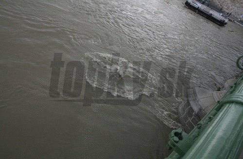 Budapešť, počas povodní dva