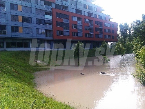 Povodňová situácia v Bratislave.