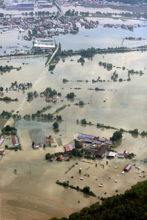 Dunaj zaplavil nemecký Deggendorf.
