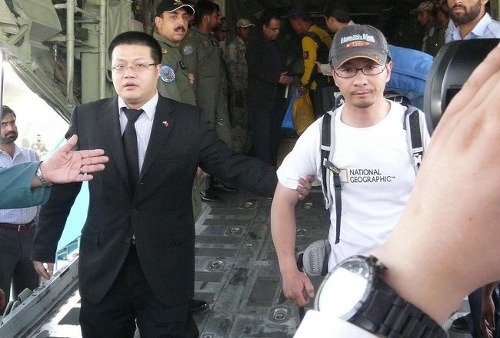 Zhang po príchode z tábora hrôzy.