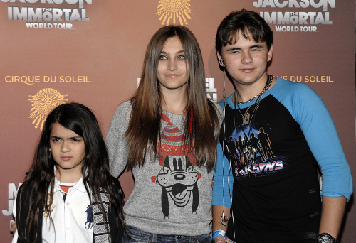 Blanket Jackson, Paris Jackson a Prince Michael Jackson