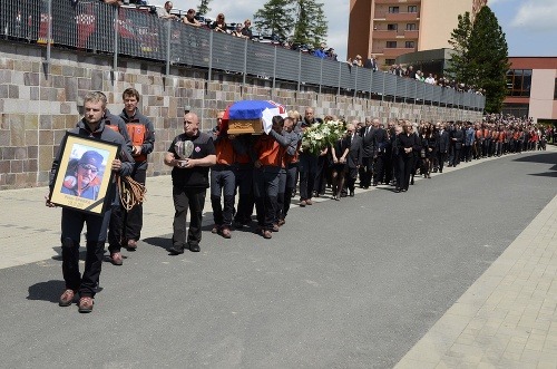 Pohreb Petra Šperku.