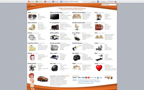 Internetový obchod AZ-Europe