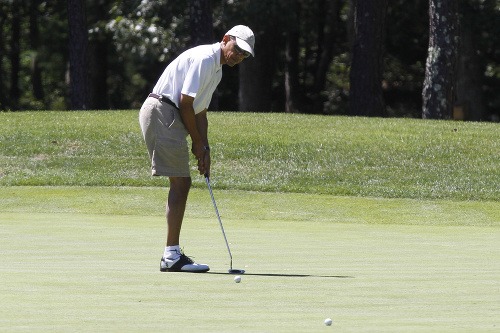 Prezident Barack Obama trávi